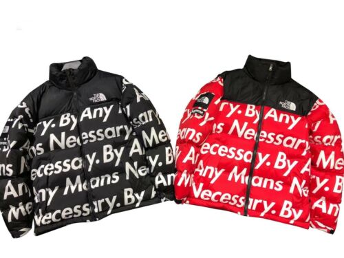 north face x supreme by any means necessary