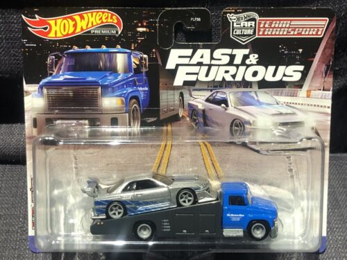 Hot Wheels 2023 Fast And Furious Team Transport Nissan LB-ER34